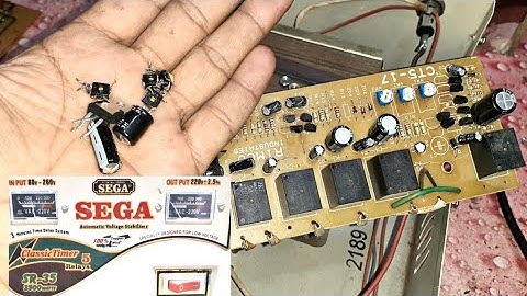 4 and 5 relay stabilizer circuit repair | 3500w Stabilizer circuit ki maloomat | Farhan Electronics