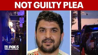 Man charged in National Guard shooting pleads not guilty