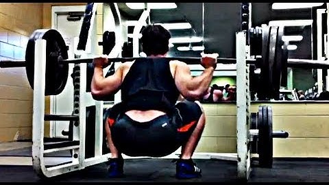 Pause Squats 375lbs DEEP