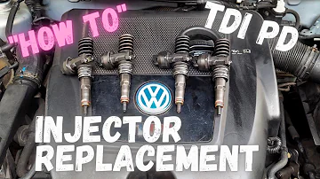 How To VW Golf 4 1.9 TDI PD Injector Seal replace