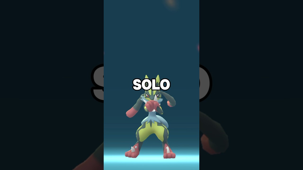 Как пройти Мега Лукарио в одиночку! 