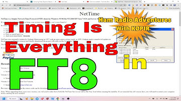 NetTime (Windows) and ChronyControl (Mac) for Time Synchronization FT8 Using an Icom 7300
