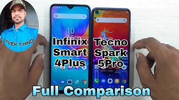 Infinix Smart 4plus vs Tecno spark 5pro comparison