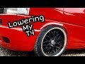 How To Lower A VW T4 Part 1 !!!