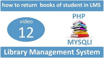 how to return  books of student in LMS