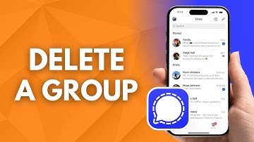 How to Delete a Group on Signal Private Messenger App!