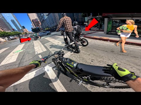 Can My 2023 Surron keep up with Overpowered E-Bikes at FULL SPEED?