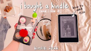 i bought a kindle (to read fanfics) and i love it 📓 unboxing, decorating & review!