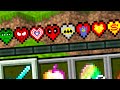 Minecraft But There&#39;s Custom SUPER HERO Hearts