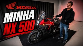 Fui na Honda buscar minha NX 500 😍