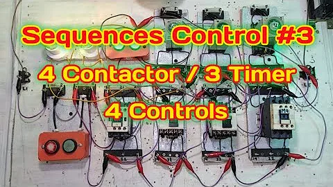 4 CONTACTOR / 3 TIMER / 4 CONTROLS (Tagalog) Basic Motor Control Tutorial