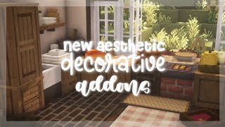 🍡 top 5 new aesthetic decorative addons 🍓 minecraft pe and be screenshot 4