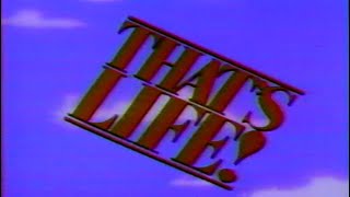 That's Life - Retro Movie Trailer (October 7th 1986)