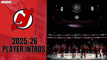 New Jersey Devils 2025-26 Full Team Intros | New Jersey Devils