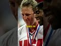 Michael Jordan defended Larry Bird