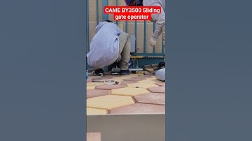 CAME BY3500 SLIDING GATE OPERATOR ( mechanical limit switch replacement). #ksa #construction #doors