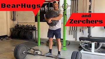 BearHug and Zercher Sandbag Exercises