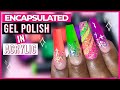 How to Acrylic Nails  | Simple Rainbow Ombré Tutorial | Hybrid Summer Nail Art Design