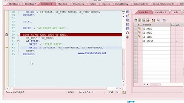Control Break Statement | SAP ABAP