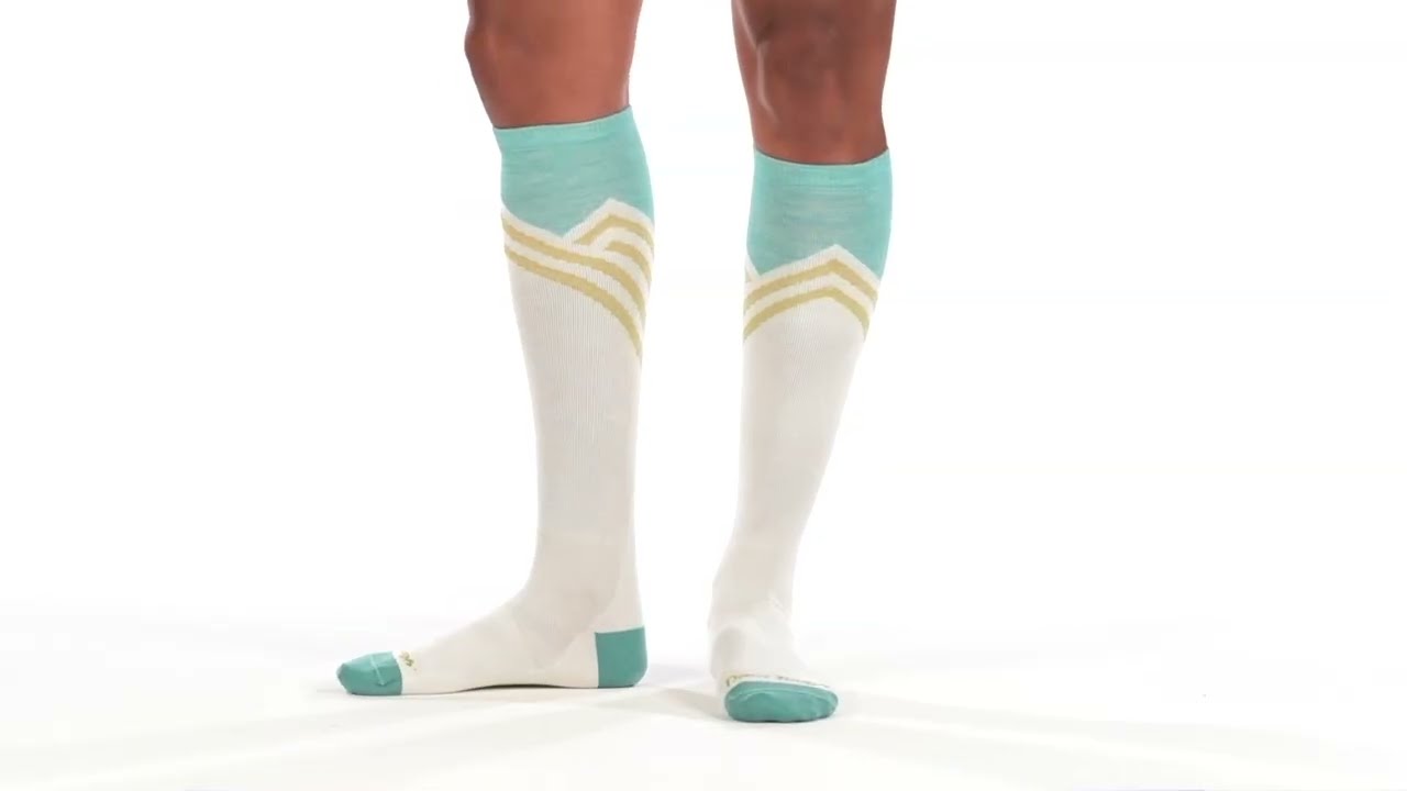 Preview of Darn Tough Peaks RFL RFL Over-the-Calf Ultra-Lightweight Ski and Snowboard Socks - Women's Video