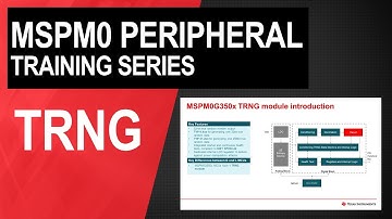 MSPM0 true random number generator