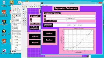 Regresion polinomial con matlab