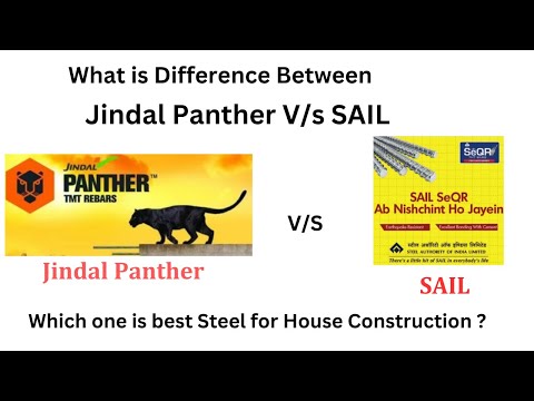 Jindal Panther TMT V/s SAIL TMT Which one is Best for House Construction Choose Best Steel