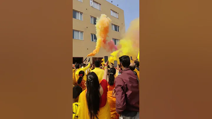 Haldi Bride Groom Entry #haldi #haldiceremony #youtubeshorts #shortsvideo #shorts @ridhaanworld