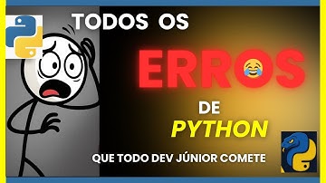 😂 Você já fez esses ERROS de Python? (Todo dev júnior já caiu!)