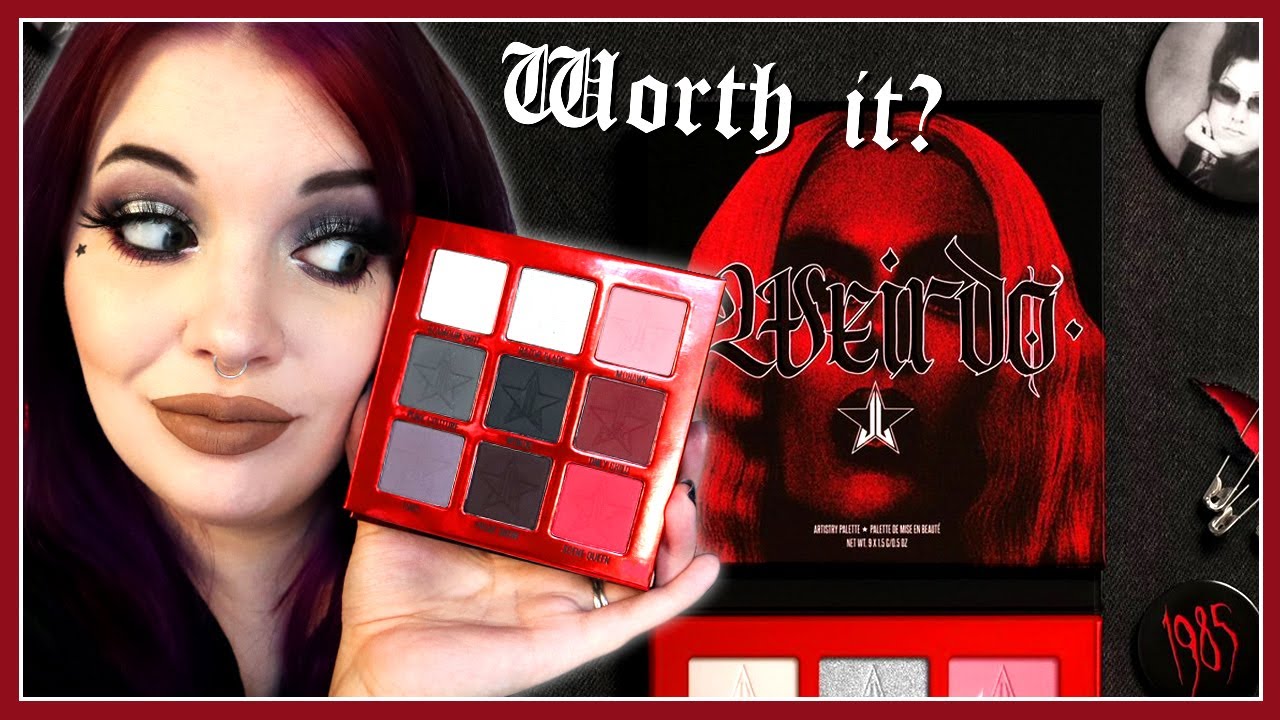 Jeffree Star Mini Weirdo Artistry Palette Swatches + Review - YouTube