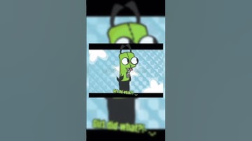 Girl did what?!🤯🤯#capcut#tweening#invaderzim#Gir#animation