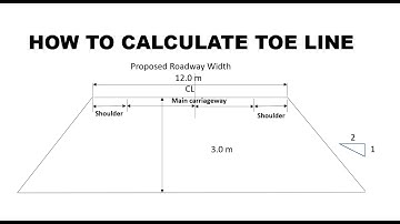 HOW TO CALCULATE TOE LINE