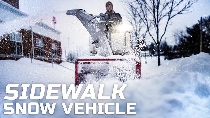 Ventrac Sidewalk Snow Management