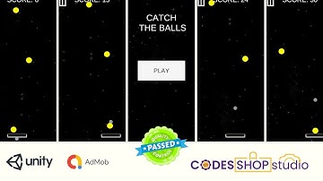Catch The Balls | Unity Source Code | 100% tested
