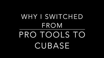 Why I Switched from Pro Tools to Cubase