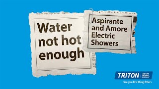Electric Showers | Aspirante or Amore - Water not hot enough