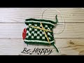 KNIT // How to knit a Easy Check Stocking Stitch