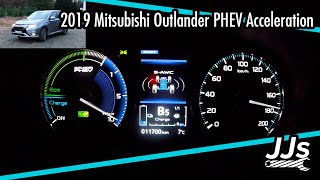 2019 Mitsubishi Outlander PHEV 0-60 0-105mph acceleration Electric/Hybrid//JJsGarage