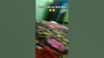 OMG I did my first loop 🥳🥳 pls subscribe like and share #shorts
