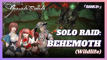 【RANK 8+】Solo Raid: Behemoth | Granado Espada #granadoespada