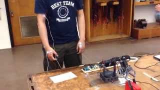 EMG based control of robotic arm - UofT fourth year design project