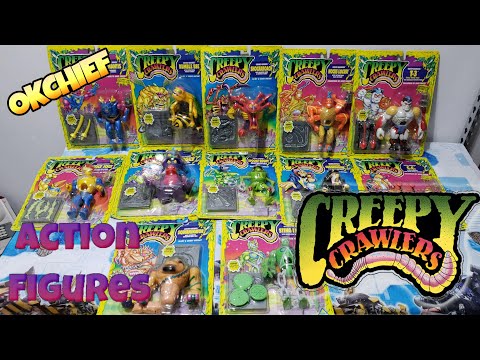 RARE CREEPY CRAWLERS ACTION FIGURE LINE COMPLETE