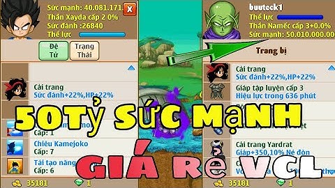 Nh0csc1 || Review Siêu Phẩm Namec 50tỷ Sức Mạnh Giá Max Vip | ngọc rồng online