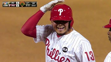 PIT@PHI: Galvis singles into right to score Ruiz