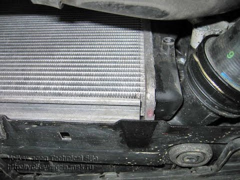 замена основного радиатора гольф 4. replacement of the main radiator golf 4