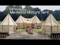 Realistic Diorama Medieval Military Tent - Terrain Building -  D&D Terrain Building - ジオラマ