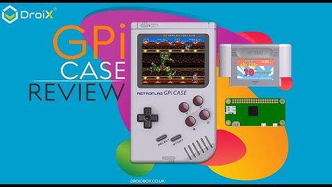 Retroflag GPi Case Handheld Unboxing and Demo. Play retro game ROMs on the go with RetroPie & Lakka