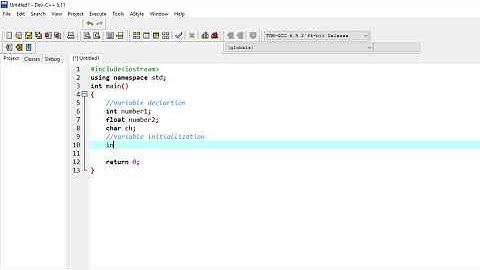 variable declaration in c++ by usman ahmad