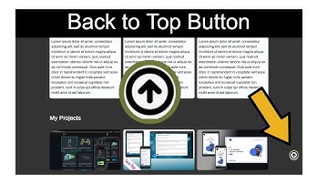 Back to Top Button, Scroll to Top Button with HTML, CSS & JavaScript | Portfolio Website Part eighth