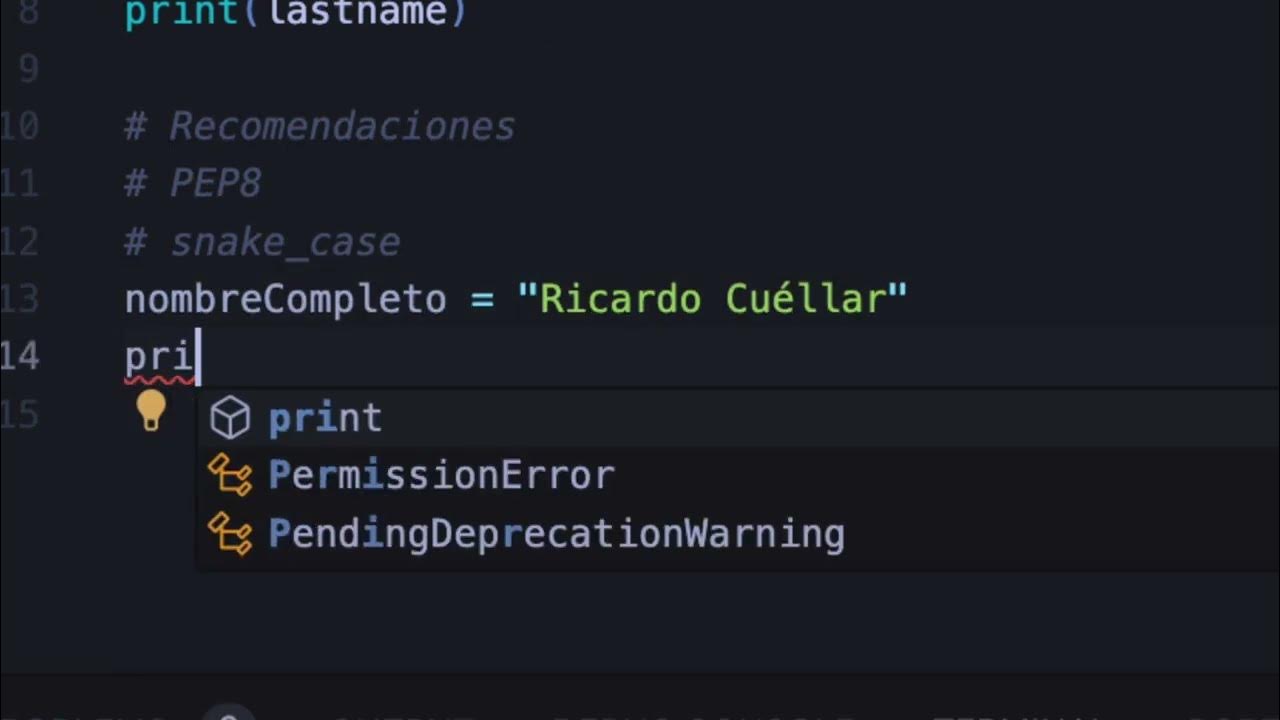 [S2/L05] Python: Fundamentos hasta los detalles - Variables - YouTube
